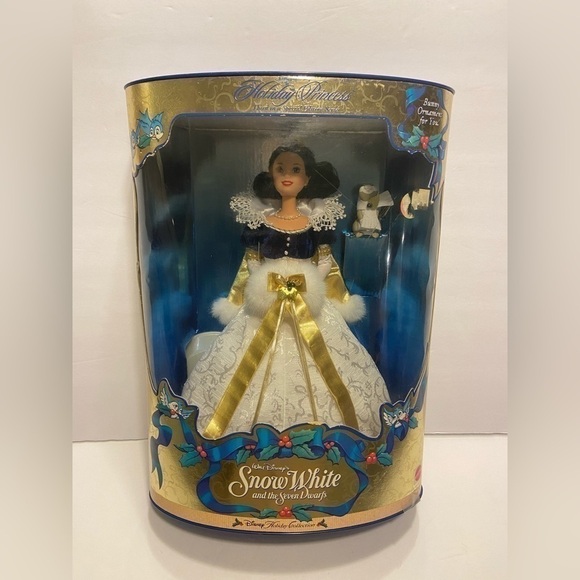 mattel Disney's Snow White Holiday Princess Barbie 1998 - Picture 2 of 5